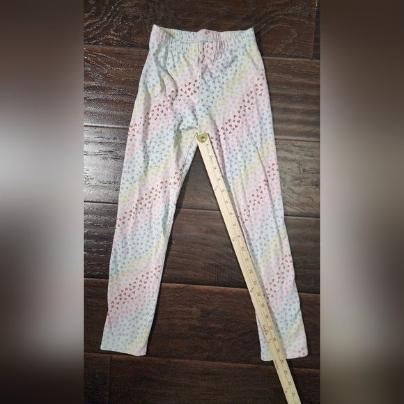 Old Navy Rainbow Hearts Girls Stretch Legging - Picture 8 of 9